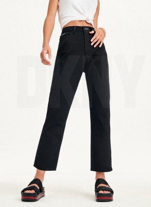 Black DKNY Broome Women's Jeans | Malaysia_D1610