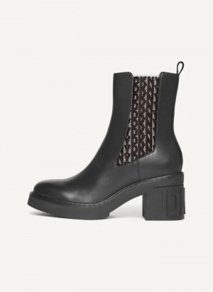 Black DKNY Charlotte Chelsea Women's Boots | Malaysia_D1946