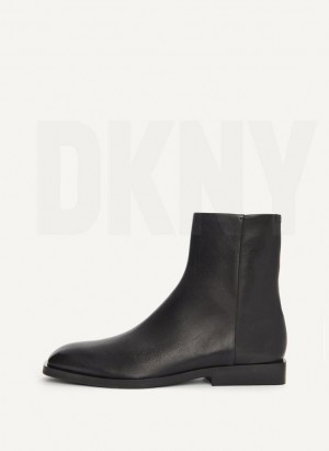 Black DKNY Chelsea Women's Boots | Malaysia_D1715
