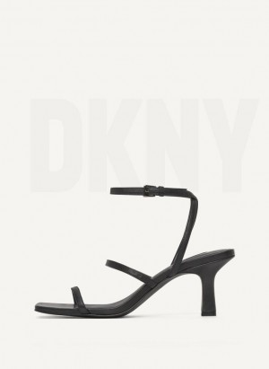 Black DKNY Christy Women's Heels | Malaysia_D0602