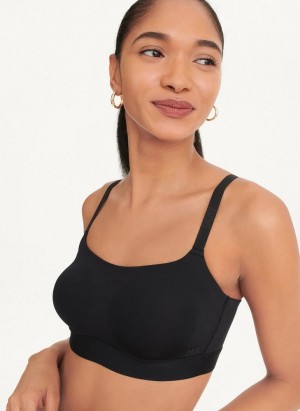 Black DKNY Litewear Active Comfort Women's Bras | Malaysia_D0230