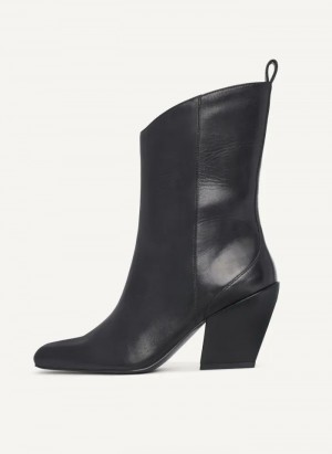 Black DKNY Luna Women's Boots | Malaysia_D0873