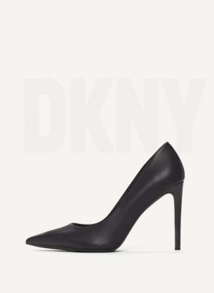 Black DKNY Mabi High Pump Women's Heels | Malaysia_D0986
