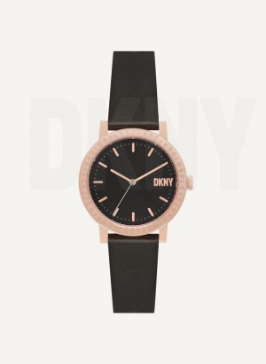 Black DKNY New Platform Women's Watches | Malaysia_D1326