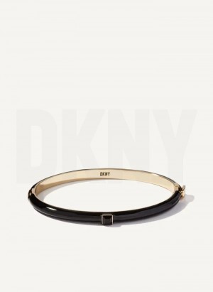 Black DKNY Square Stone Women's Bangle | Malaysia_D1015