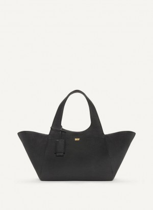 Black DKNY The Large Effortless Women's Tote Bags | Malaysia_D0732