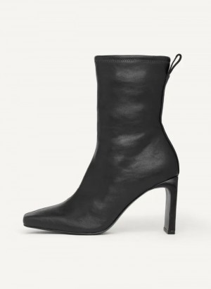 Black DKNY Wren - New Heel Shape Women's Boots | Malaysia_D1828
