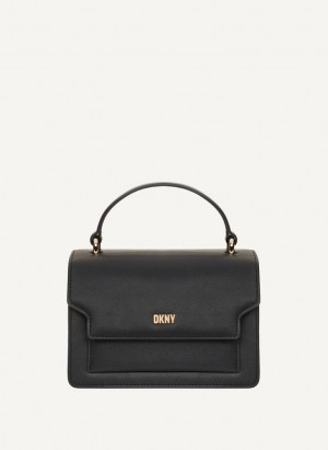 Black / Gold DKNY Millie Women's Crossbody Bags | Malaysia_D0963