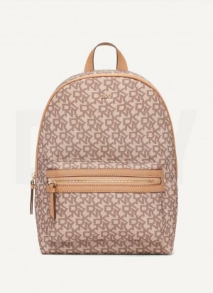 Brown DKNY Casey Women's Backpacks | Malaysia_D1205