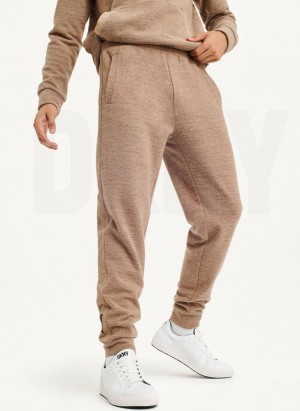 Brown DKNY Lounge Men's Pants | Malaysia_D0568