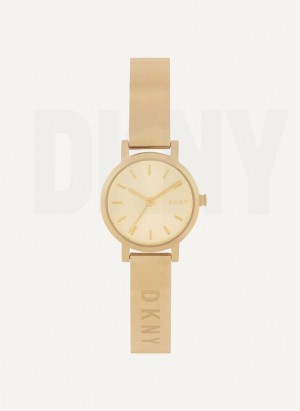 Gold DKNY Soho Women's Watches | Malaysia_D0801