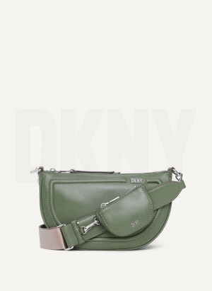 Green DKNY Orion Women's Crossbody Bags | Malaysia_D1516