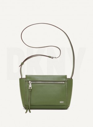 Green DKNY Pax Women's Crossbody Bags | Malaysia_D0940