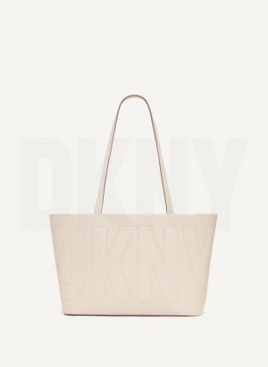 Grey DKNY Elsa Medium Women's Tote Bags | Malaysia_D0880