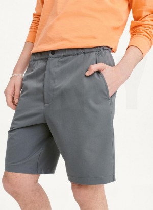 Grey DKNY Sport Men's Shorts | Malaysia_D0685