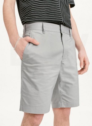 Grey DKNY Tech Men's Shorts | Malaysia_D0847