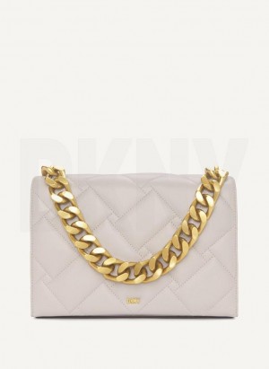 Grey DKNY Willow Chain Women's Crossbody Bags | Malaysia_D1917