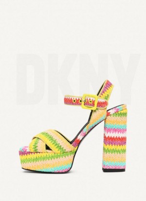 Multicolor DKNY Margot Women's Heels | Malaysia_D1513