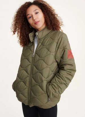 Olive DKNY Quilted Packable Women's Jackets | Malaysia_D1554