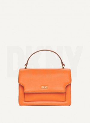 Orange DKNY Millie Women's Crossbody Bags | Malaysia_D1553