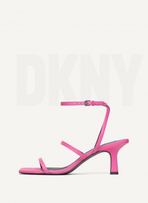 Pink DKNY Christy Women's Heels | Malaysia_D1066