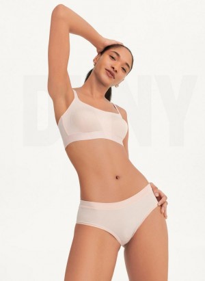 Pink DKNY Litewear Active Comfort Hipster Women's Bras | Malaysia_D1875