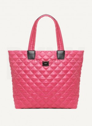 Pink DKNY Maya Women's Tote Bags | Malaysia_D1227