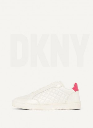 Pink DKNY Oriel Women's Sneakers | Malaysia_D0160