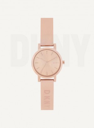 Rose Gold DKNY Soho Women's Watches | Malaysia_D0207