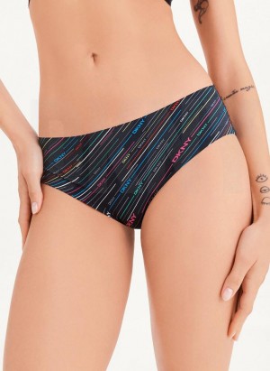 Stripes DKNY Litewear Anywhere Hipster Women's Panties | Malaysia_D0134