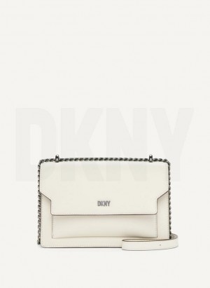 White DKNY Millie Women's Shoulder Bags | Malaysia_D0629