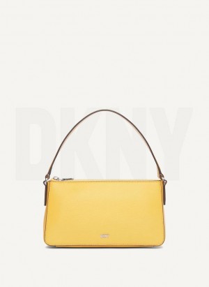 Yellow DKNY Irina Demi Women's Wallets | Malaysia_D1239